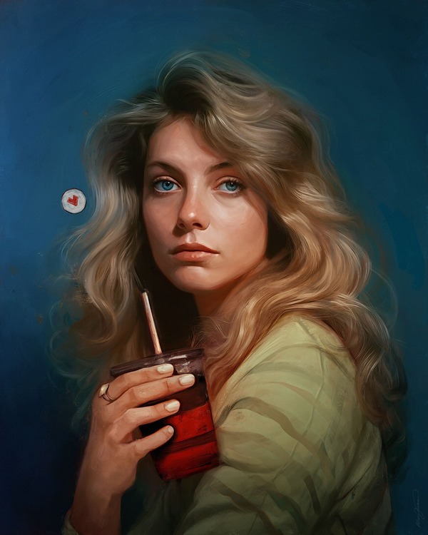 Amazing digital art portraits by Alexis Franklin