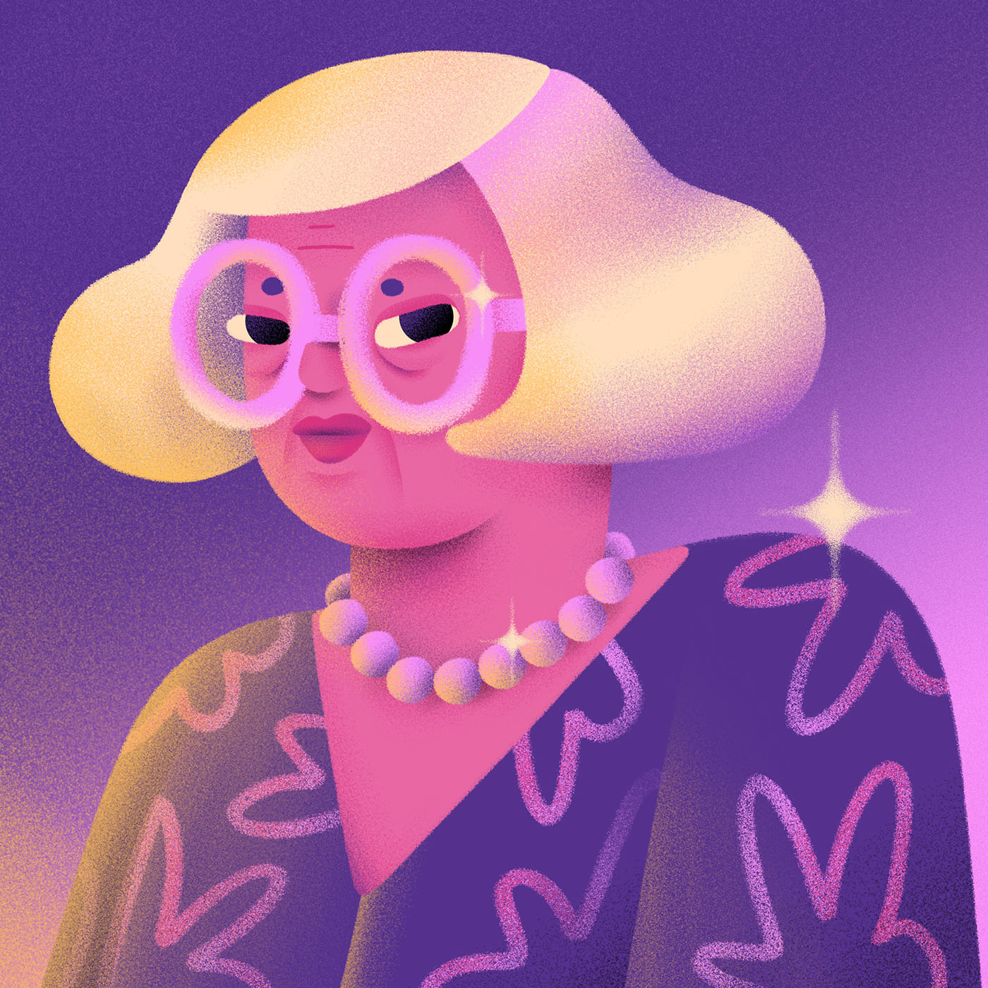 Colorful illustrations by Estela Carregalo