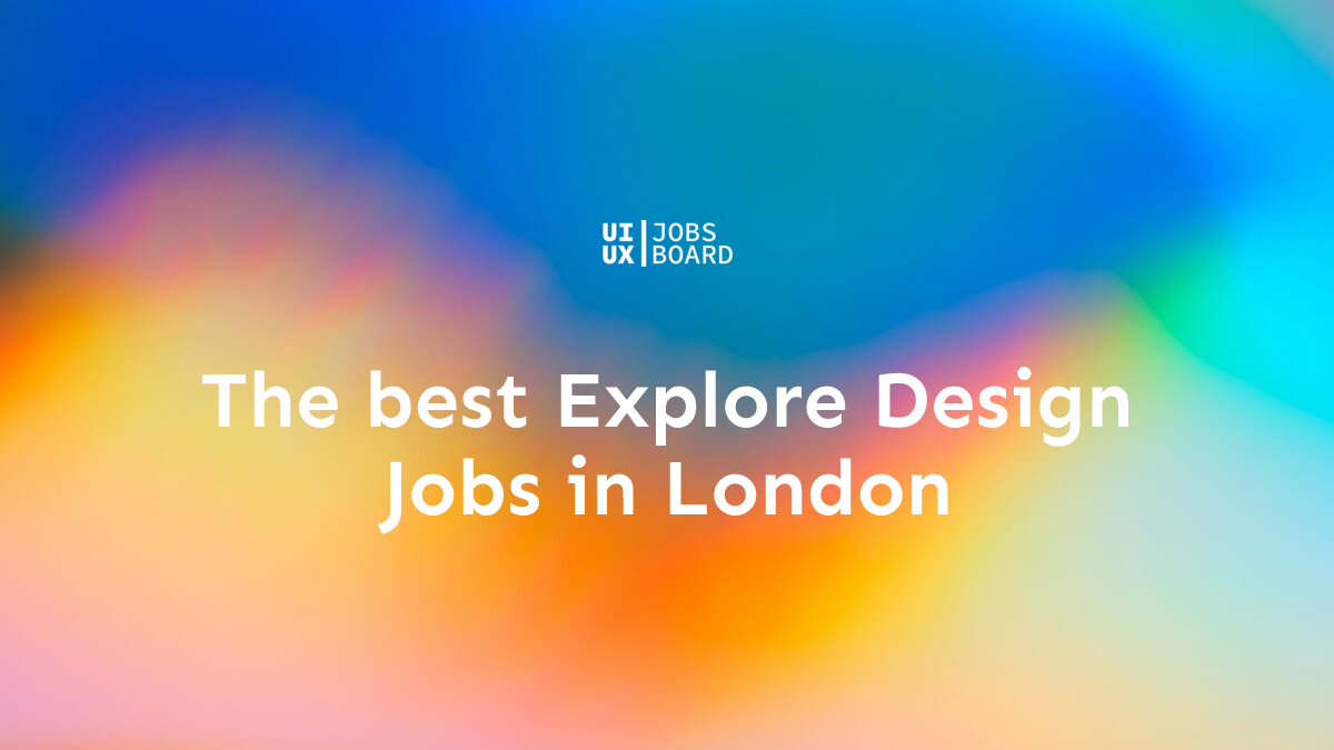 Design Jobs (UX, Product Design, Research) in London