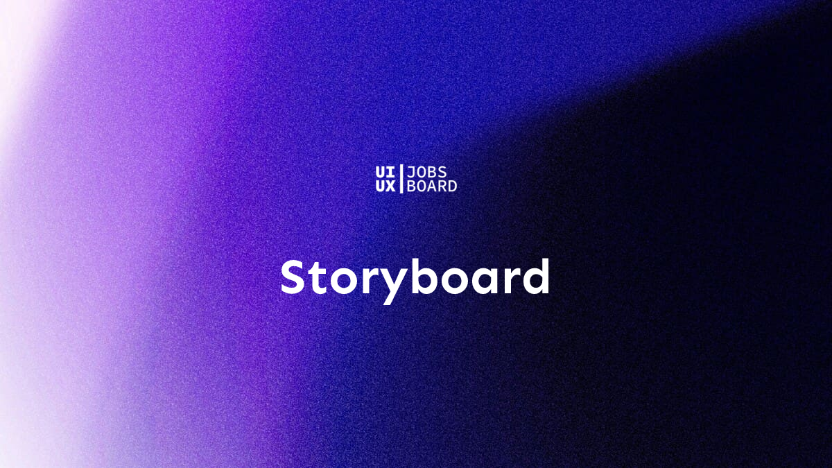 Storyboard - UX Design Terms