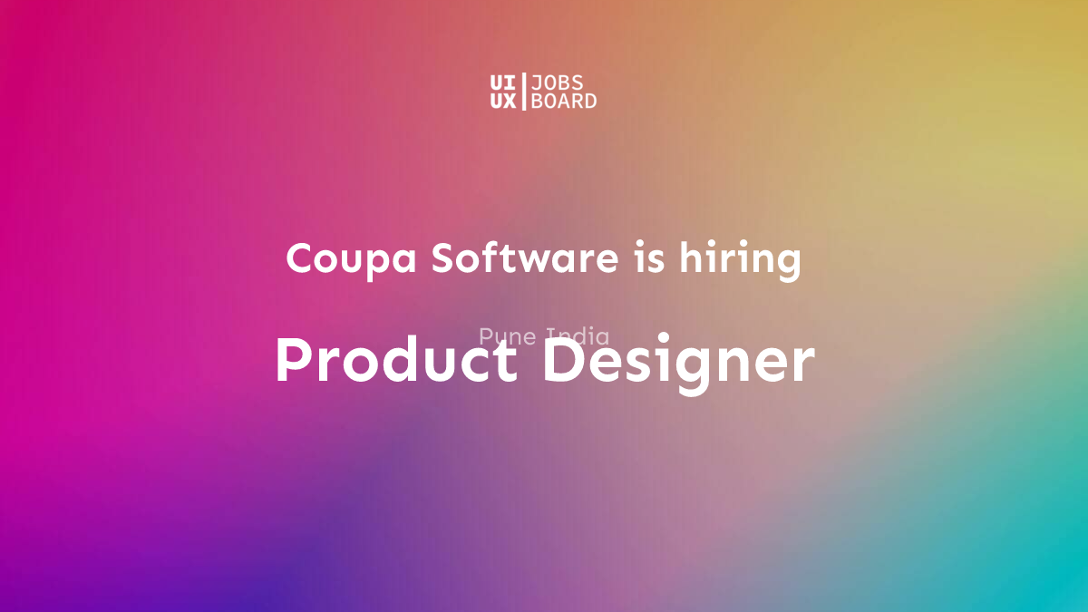Product Designer at Coupa Software in Pune India